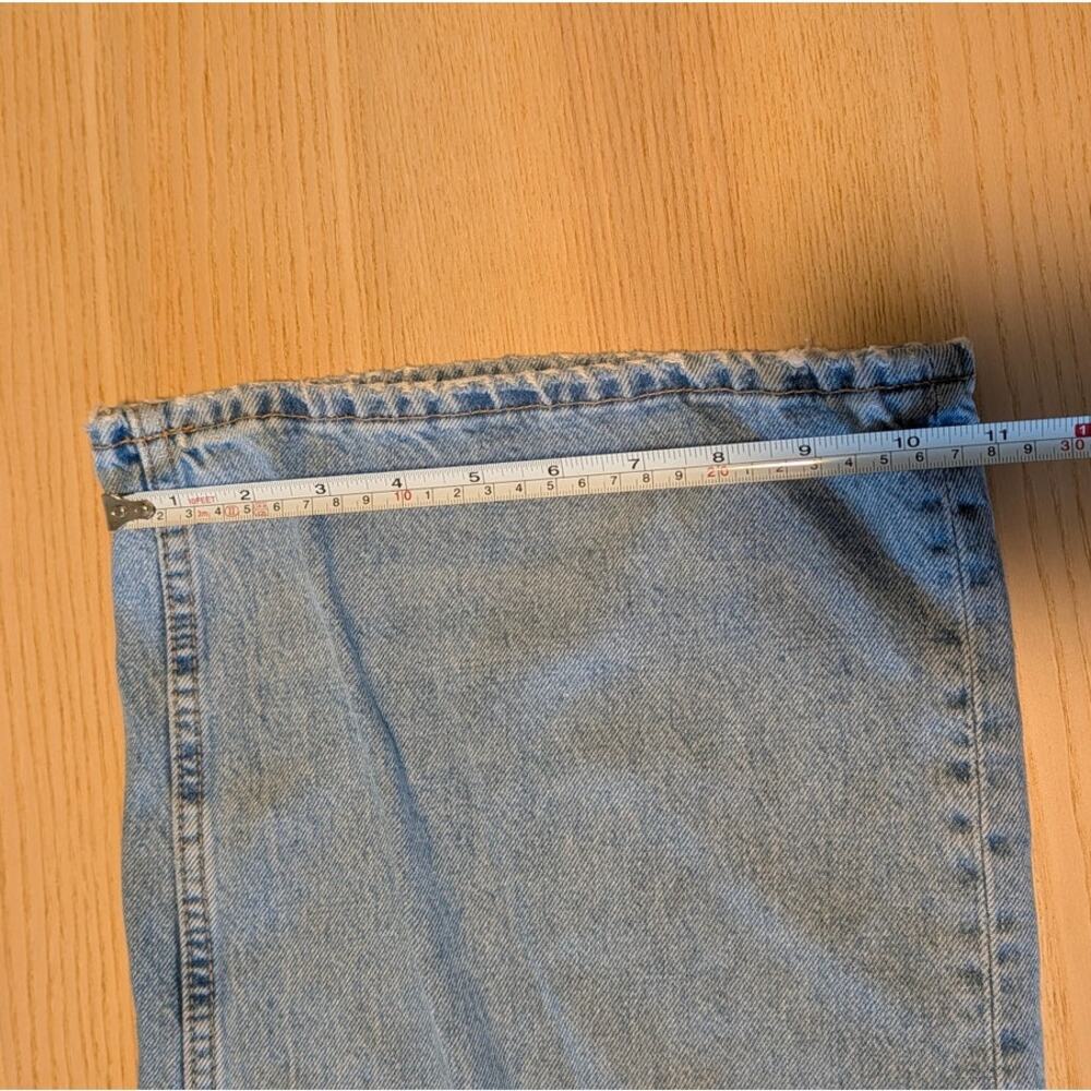 Zara Light Blue Wide Leg Flare Jeans - Picture 8 of 8